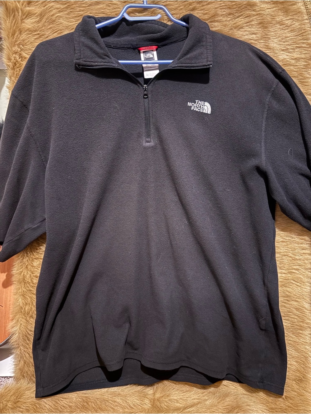 The North Face Black Men's Quarter-Zip Fleece Pullover
